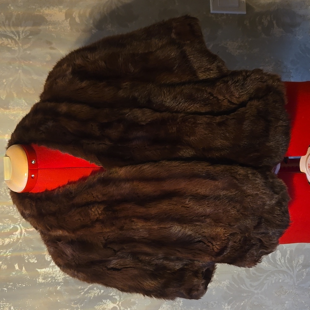 Vintage Brown Fur Stole